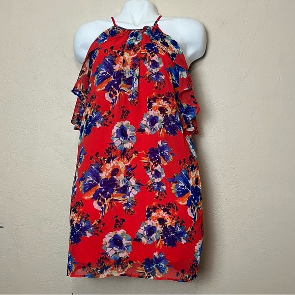 Chosse 5 Ítems For $30 As u with women‎ sleeves multicolor floral dress small - Picture 1 of 14